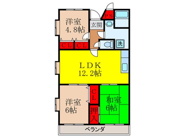 アルカディアヒルズの物件間取画像